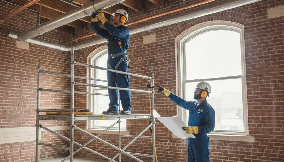 Professional plumber repairing a pipe in Columbus, OH for plumbing repair service