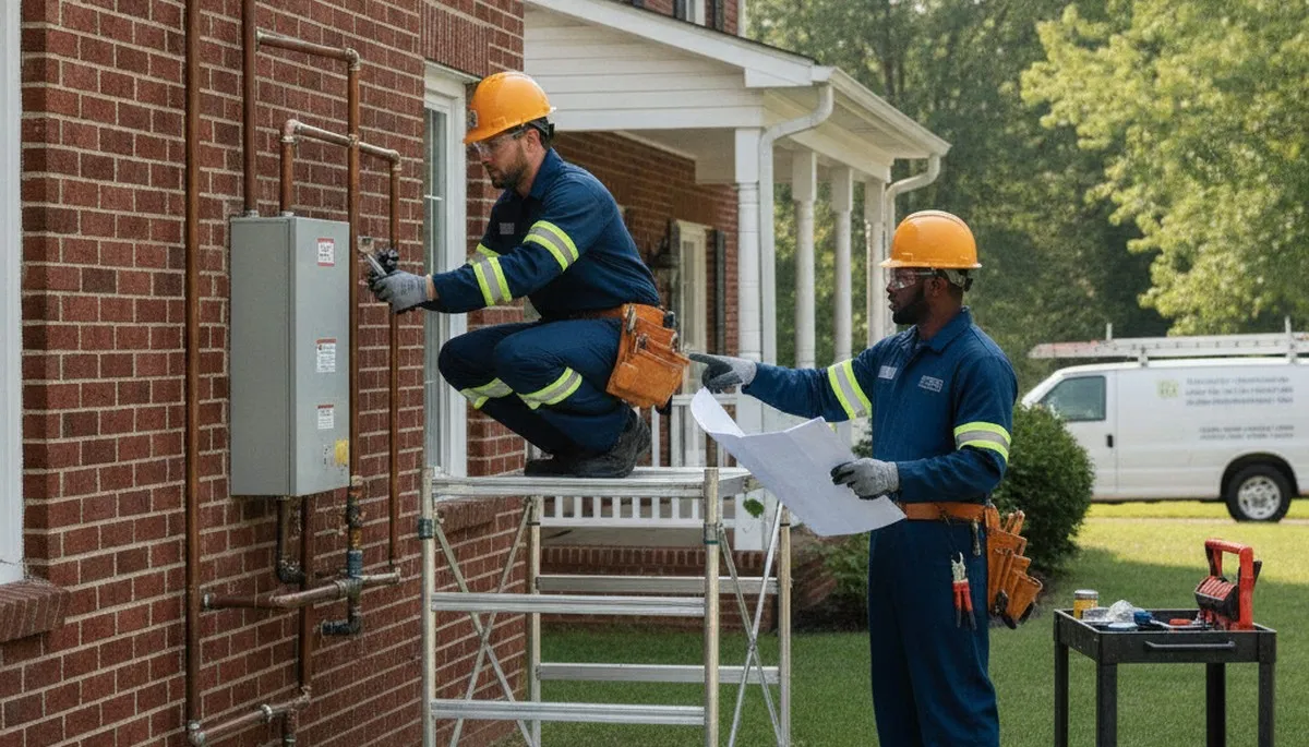 Columbus, OH plumbing repair team servicing pipes for local home and business customers