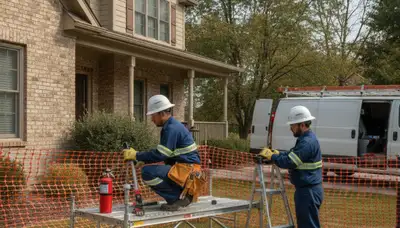 Plumbing repair service van in Columbus, OH for emergency drain and pipe repairs