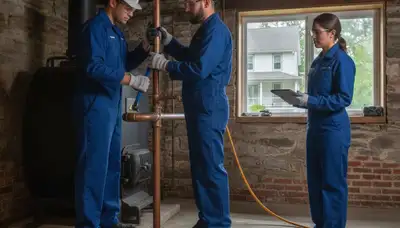 Columbus, OH plumbing repair service truck for residential and commercial plumbing emergencies
