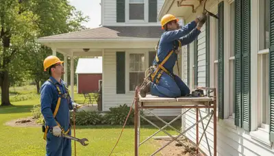 Plumber repairing a pipe in Columbus, OH for reliable plumbing repair service