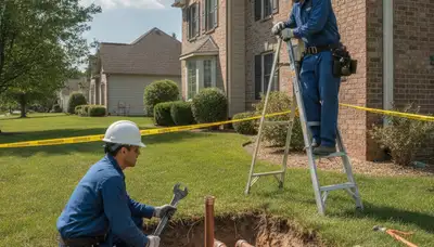 Columbus, OH plumbing repair service for residential and commercial pipe and leak fixes