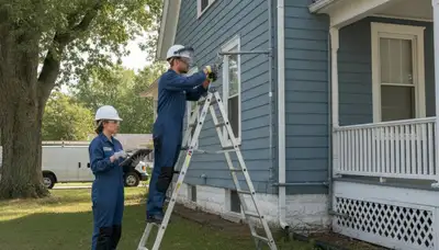 Plumber repairing a pipe in Columbus, OH for emergency plumbing service