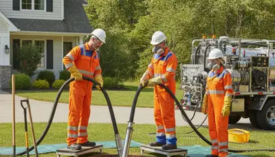 Septic tank cleaning service for Columbus, OH homes by On Call Plumbers