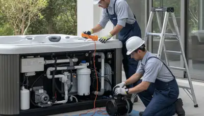 Spa repair plumbing service for Columbus, OH homes by On Call Plumbers