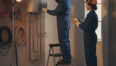 Tankless water heater service in Columbus, OH by On Call Plumbers