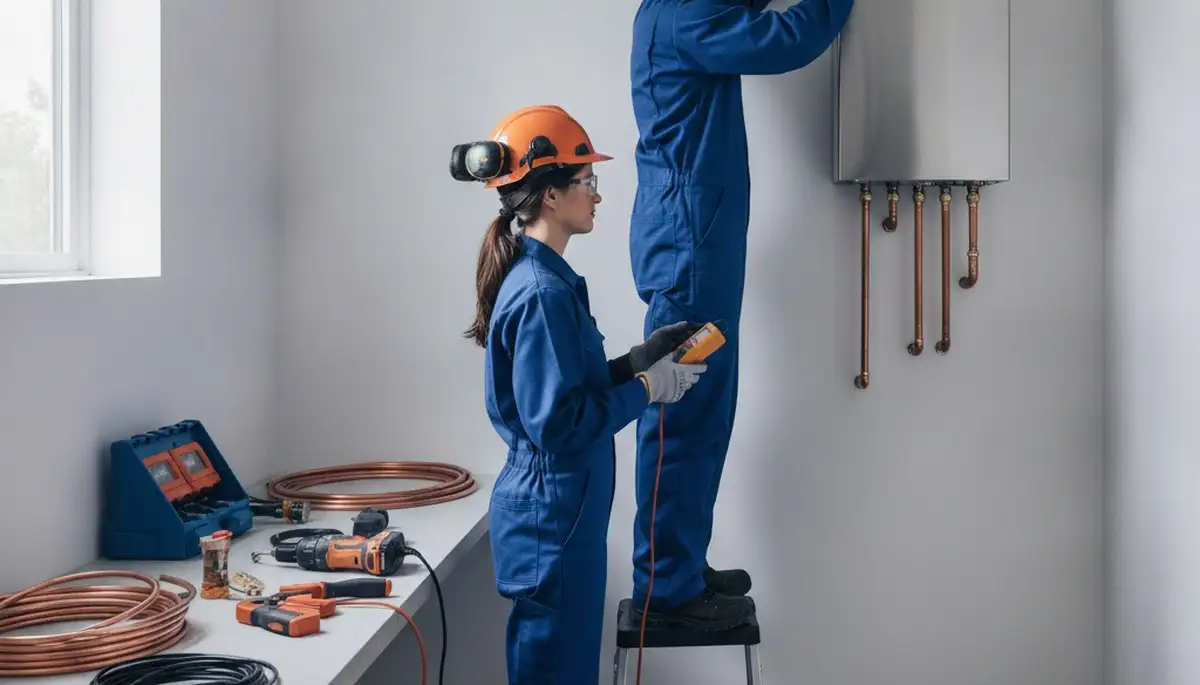 Tankless water heater service in Columbus, OH by On Call Plumbers