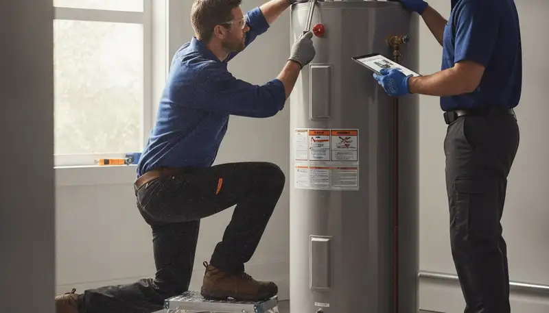 Water heater repair technician serving Columbus, OH homes with fast, dependable plumbing service