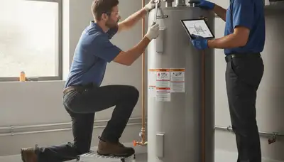Water heater repair technician serving Columbus, OH homes with fast, reliable plumbing service